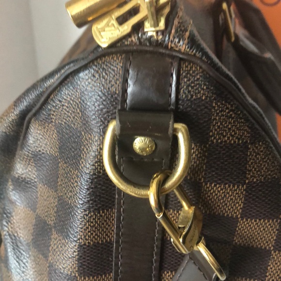 ❌SOLD❌💯 % AUTHENTIC LOUIS VUITTON SPEEDY LEATHER BAG. - Picture 3 of 17